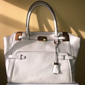 Cream Genuine leather Michael Kors purse